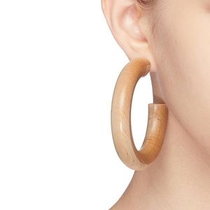 Sophie Monet THE LARGE PINE HOOPS